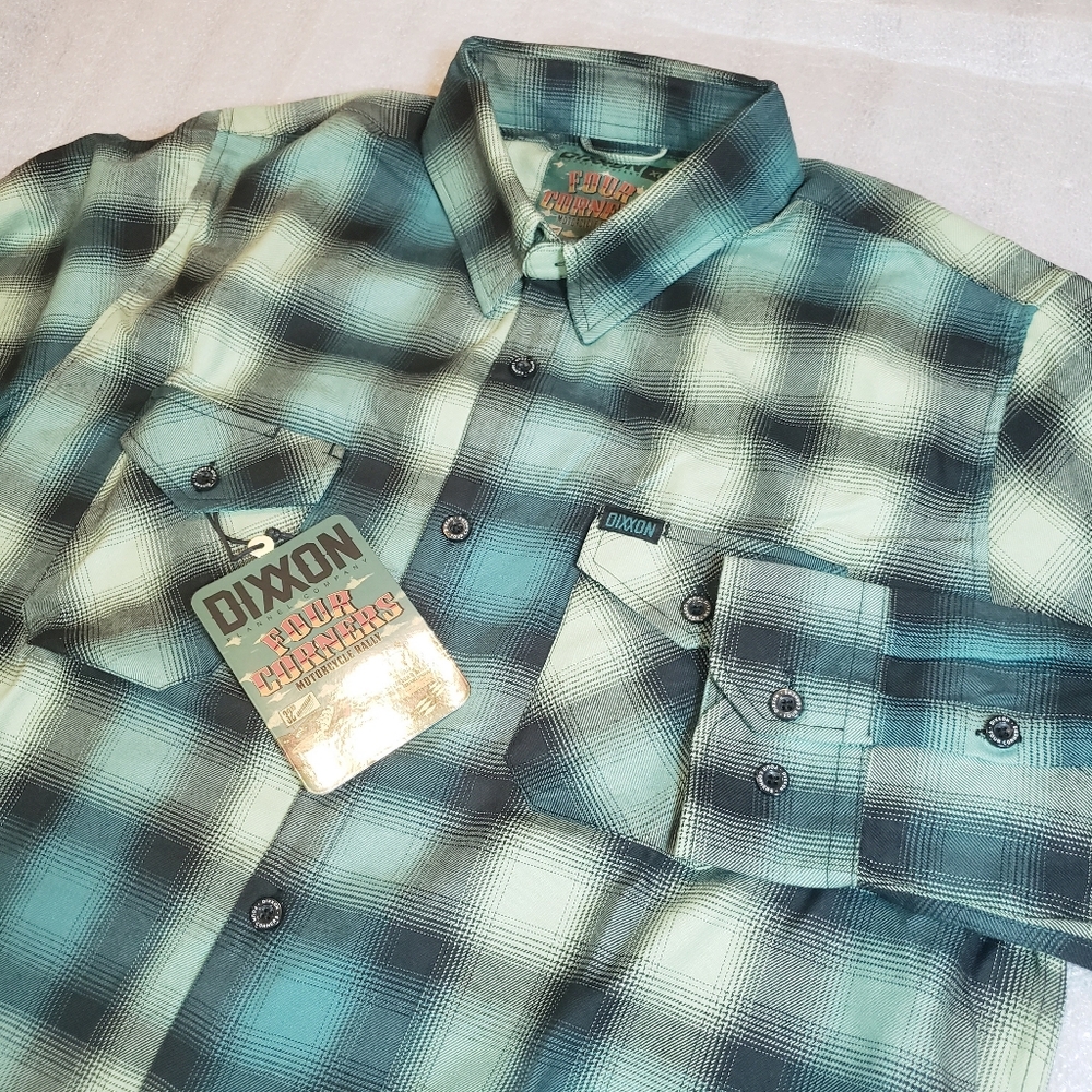 NWT DIXXON Flannel Men's XL 4 Four Corners Motorcycle Rally Durango 2025 Shirt